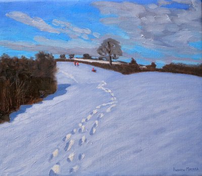 Footprints in the Snow by Andrew Macara